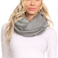 Sakkas Olliey Long Wide Classic Cable Knit Fur Lined Infinity Scarf And Hat Set
