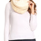 Sakkas Balencia Cool Girl Long Wide Soft Fur Lined Infinity Scarf Beanie Hat Set