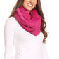 Sakkas Balencia Cool Girl Long Wide Soft Fur Lined Infinity Scarf Beanie Hat Set