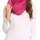 Sakkas Balencia Cool Girl Long Wide Soft Fur Lined Infinity Scarf Beanie Hat Set