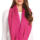 Sakkas Balencia Cool Girl Long Wide Soft Fur Lined Infinity Scarf Beanie Hat Set