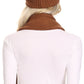 Sakkas Balencia Cool Girl Long Wide Soft Fur Lined Infinity Scarf Beanie Hat Set