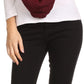 Sakkas Balencia Cool Girl Long Wide Soft Fur Lined Infinity Scarf Beanie Hat Set