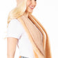 Sakkas Balencia Cool Girl Long Wide Soft Fur Lined Infinity Scarf Beanie Hat Set