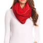 Sakkas Balencia Cool Girl Long Wide Soft Fur Lined Infinity Scarf Beanie Hat Set