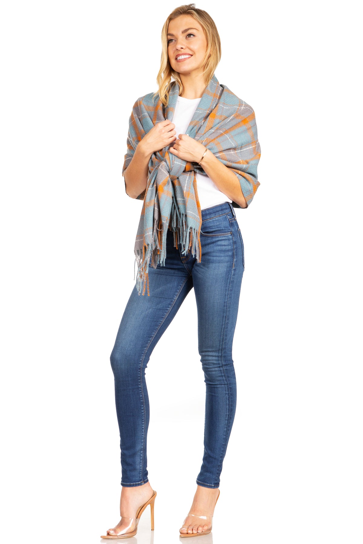 Sakkas Iris Warm Super Soft Cashmere Feel Pashmina Shawl Wrap Scarf for Women - Weddings, Festivals, Travel & Daily Wear