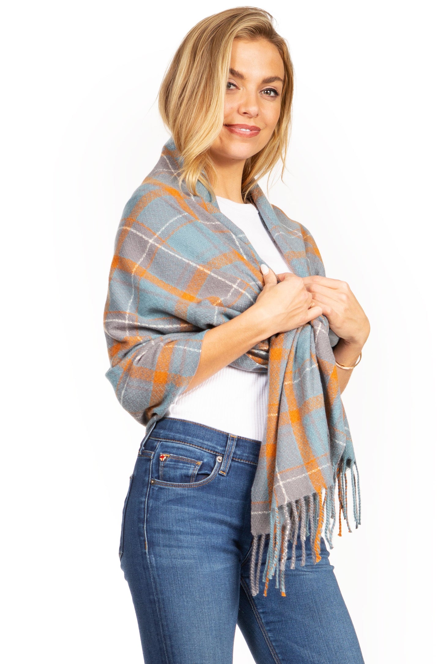 Sakkas Iris Warm Super Soft Cashmere Feel Pashmina Shawl Wrap Scarf for Women - Weddings, Festivals, Travel & Daily Wear