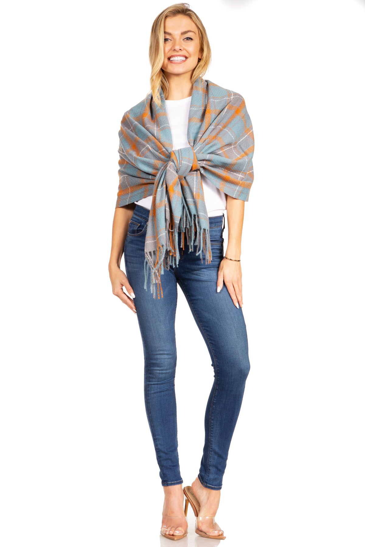 Sakkas Iris Warm Super Soft Cashmere Feel Pashmina Shawl Wrap Scarf for Women - Weddings, Festivals, Travel & Daily Wear