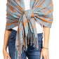 Sakkas Iris Warm Super Soft Cashmere Feel Pashmina Shawl Wrap Scarf for Women - Weddings, Festivals, Travel & Daily Wear