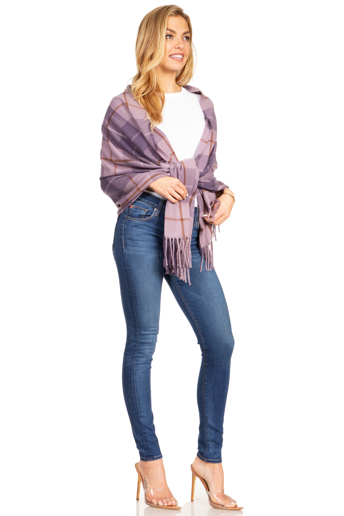 Sakkas Iris Warm Super Soft Cashmere Feel Pashmina Shawl Wrap Scarf for Women - Weddings, Festivals, Travel & Daily Wear
