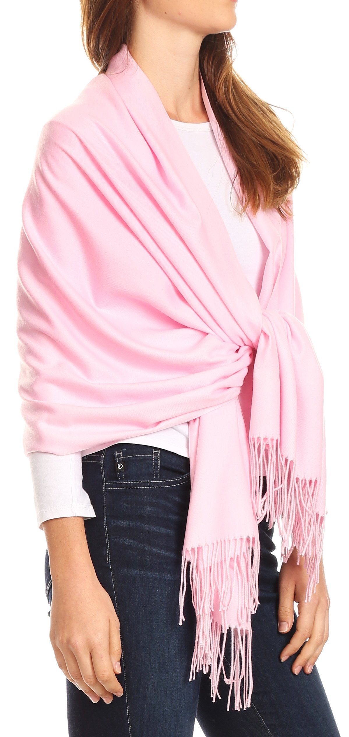 Sakkas Iris Warm Super Soft Cashmere Feel Pashmina Shawl Wrap Scarf for Women - Weddings, Festivals, Travel & Daily Wear