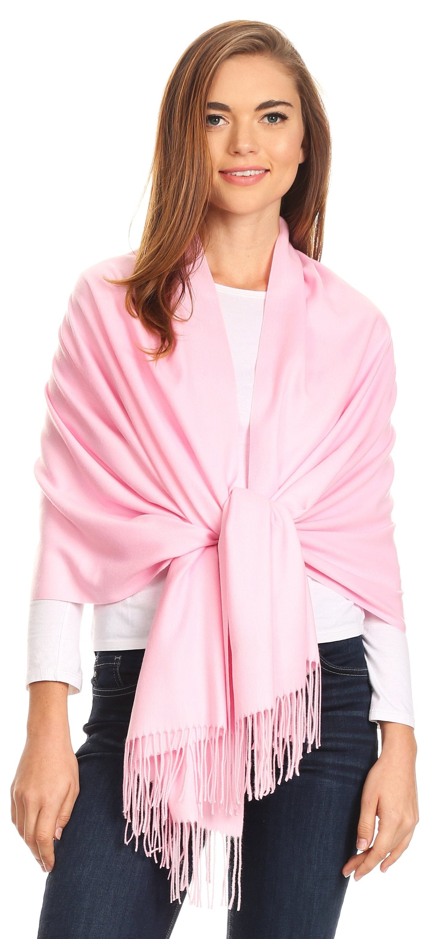 Sakkas Iris Warm Super Soft Cashmere Feel Pashmina Shawl Wrap Scarf for Women - Weddings, Festivals, Travel & Daily Wear