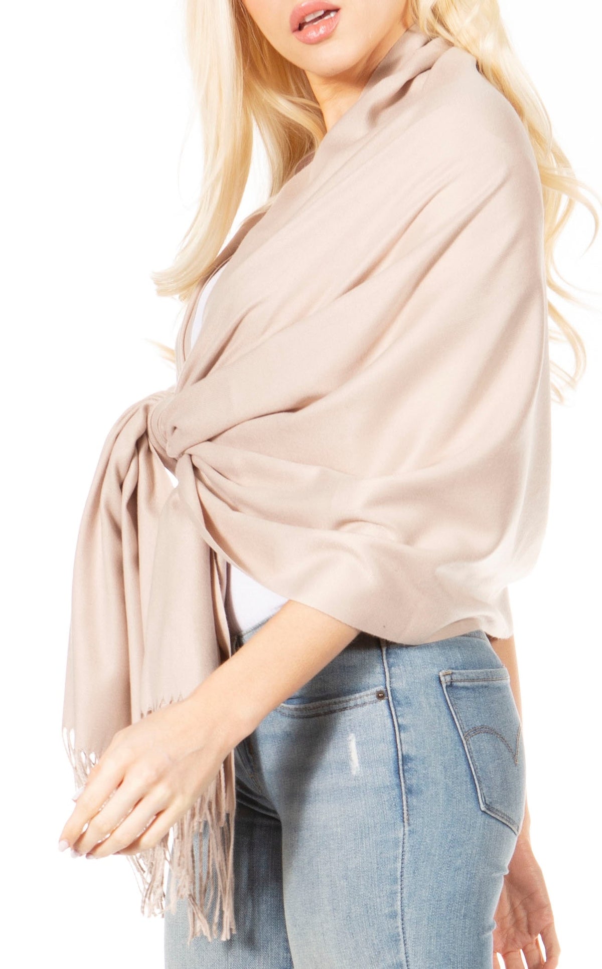 Sakkas Iris Warm Super Soft Cashmere Feel Pashmina Shawl Wrap Scarf for Women - Weddings, Festivals, Travel & Daily Wear