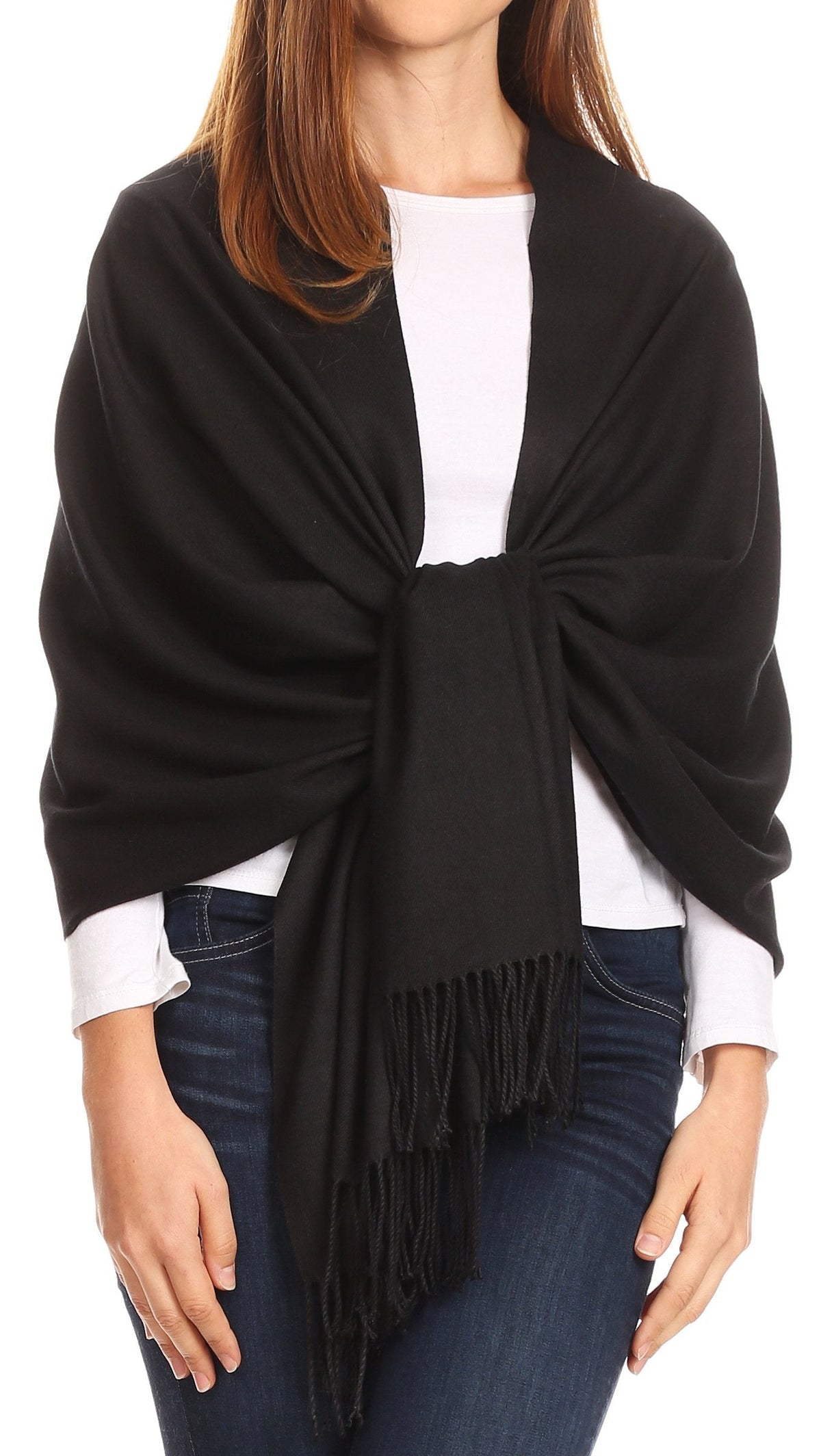 Sakkas Iris Warm Super Soft Cashmere Feel Pashmina Shawl Wrap Scarf for Women - Weddings, Festivals, Travel & Daily Wear