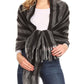 Sakkas Iris Warm Super Soft Cashmere Feel Pashmina Shawl Wrap Scarf for Women - Weddings, Festivals, Travel & Daily Wear