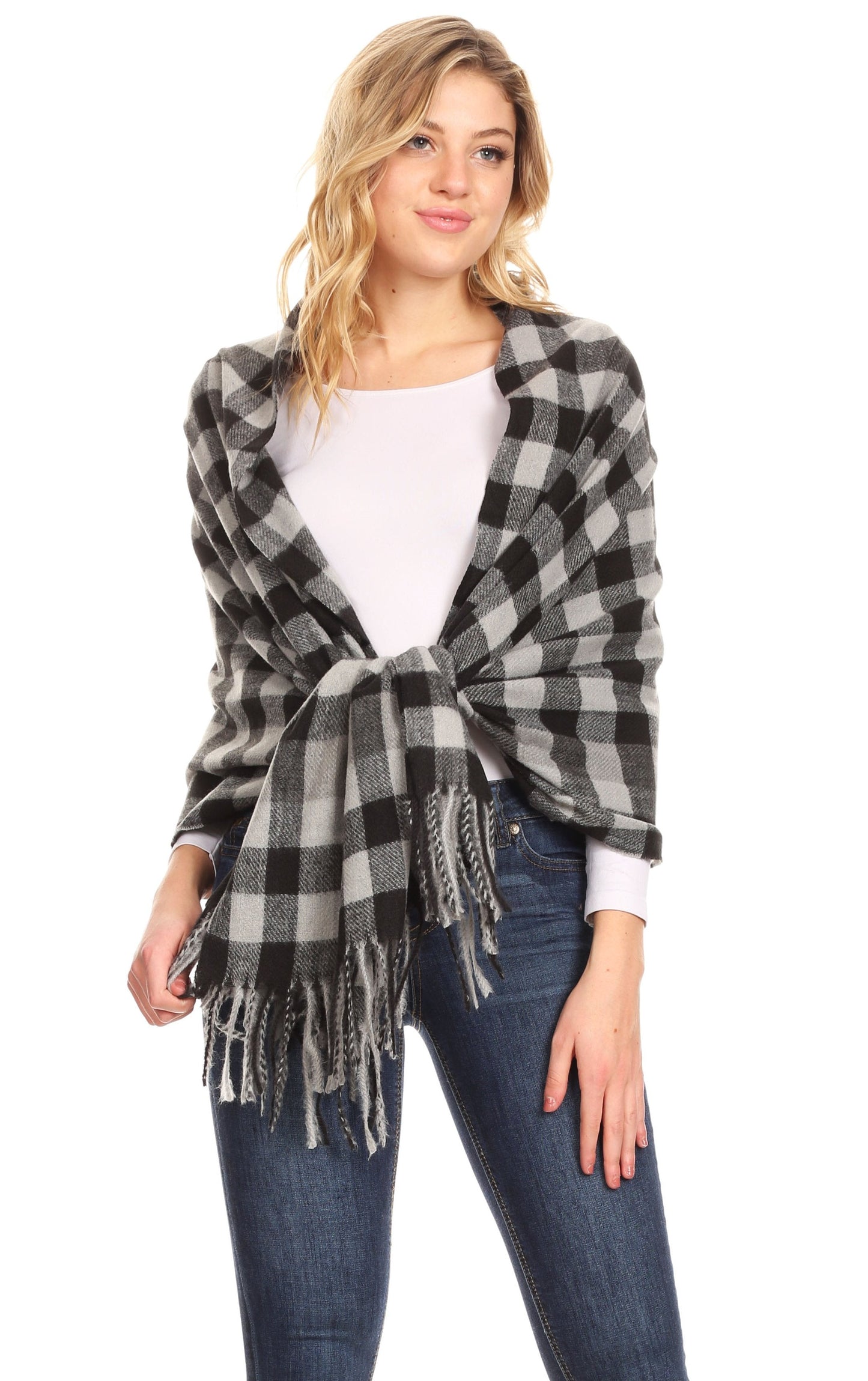 Sakkas Iris Warm Super Soft Cashmere Feel Pashmina Shawl Wrap Scarf for Women - Weddings, Festivals, Travel & Daily Wear