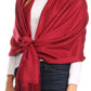 Sakkas Iris Warm Super Soft Cashmere Feel Pashmina Shawl Wrap Scarf for Women - Weddings, Festivals, Travel & Daily Wear