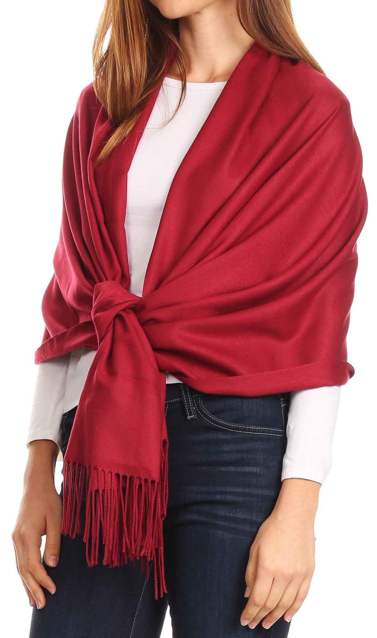 Sakkas Iris Warm Super Soft Cashmere Feel Pashmina Shawl Wrap Scarf for Women - Weddings, Festivals, Travel & Daily Wear