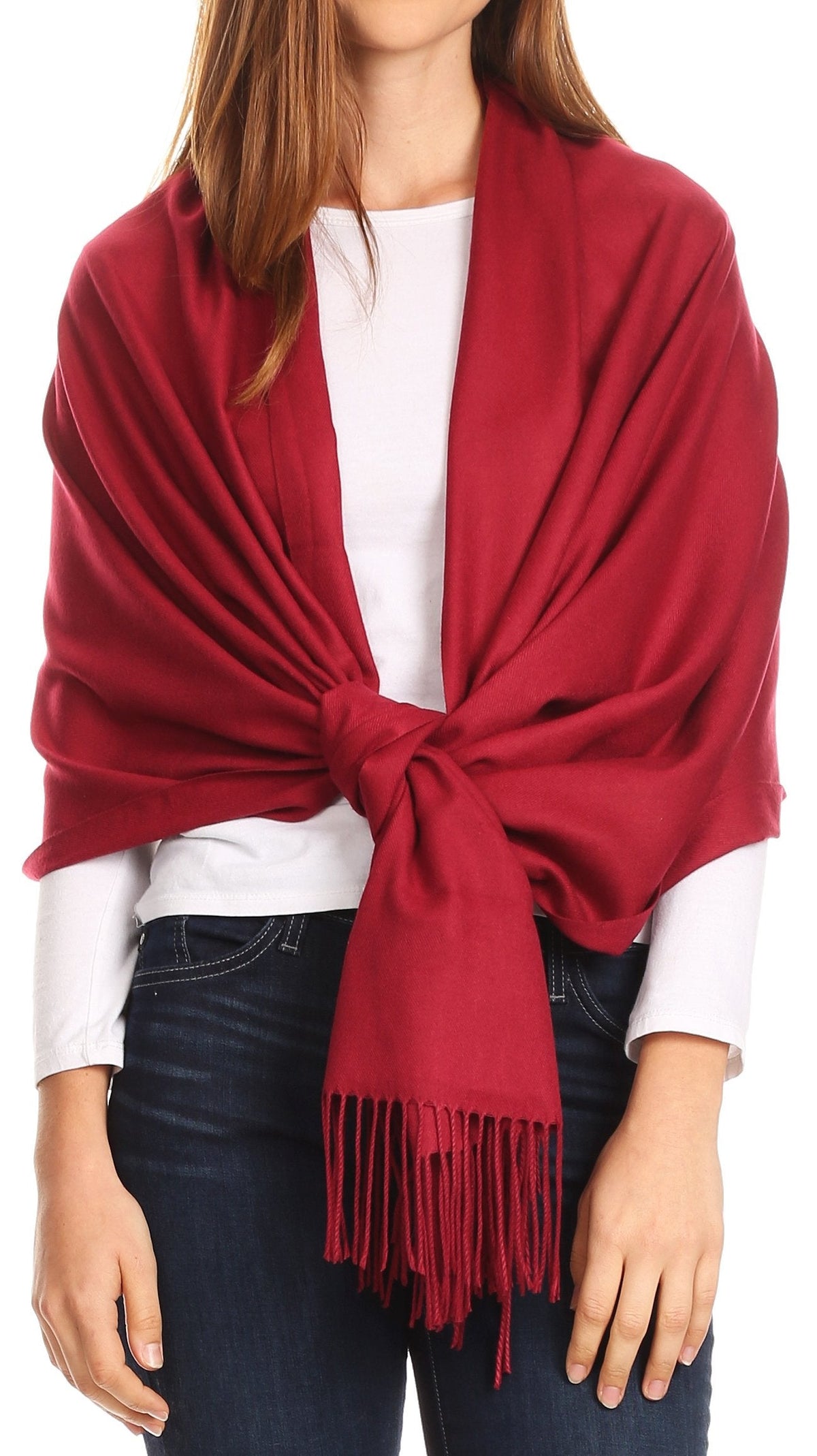Sakkas Iris Warm Super Soft Cashmere Feel Pashmina Shawl Wrap Scarf for Women - Weddings, Festivals, Travel & Daily Wear