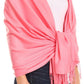 Sakkas Iris Warm Super Soft Cashmere Feel Pashmina Shawl Wrap Scarf for Women - Weddings, Festivals, Travel & Daily Wear