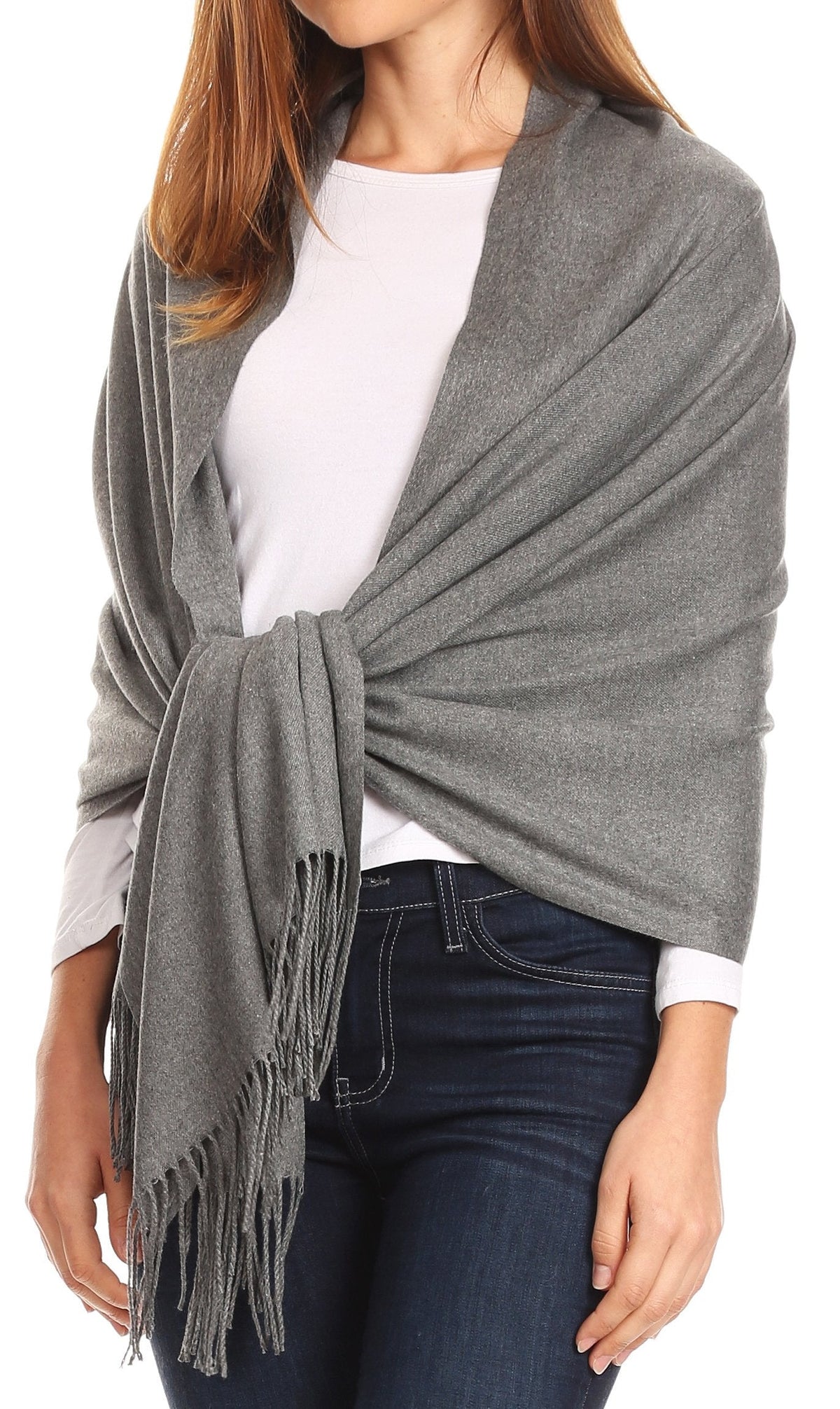 Sakkas Iris Warm Super Soft Cashmere Feel Pashmina Shawl Wrap Scarf for Women - Weddings, Festivals, Travel & Daily Wear