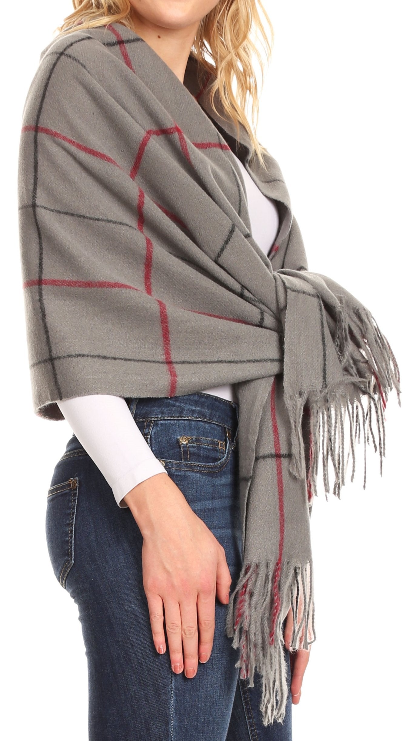 Sakkas Iris Warm Super Soft Cashmere Feel Pashmina Shawl Wrap Scarf for Women - Weddings, Festivals, Travel & Daily Wear