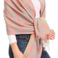 Sakkas Iris Warm Super Soft Cashmere Feel Pashmina Shawl Wrap Scarf for Women - Weddings, Festivals, Travel & Daily Wear