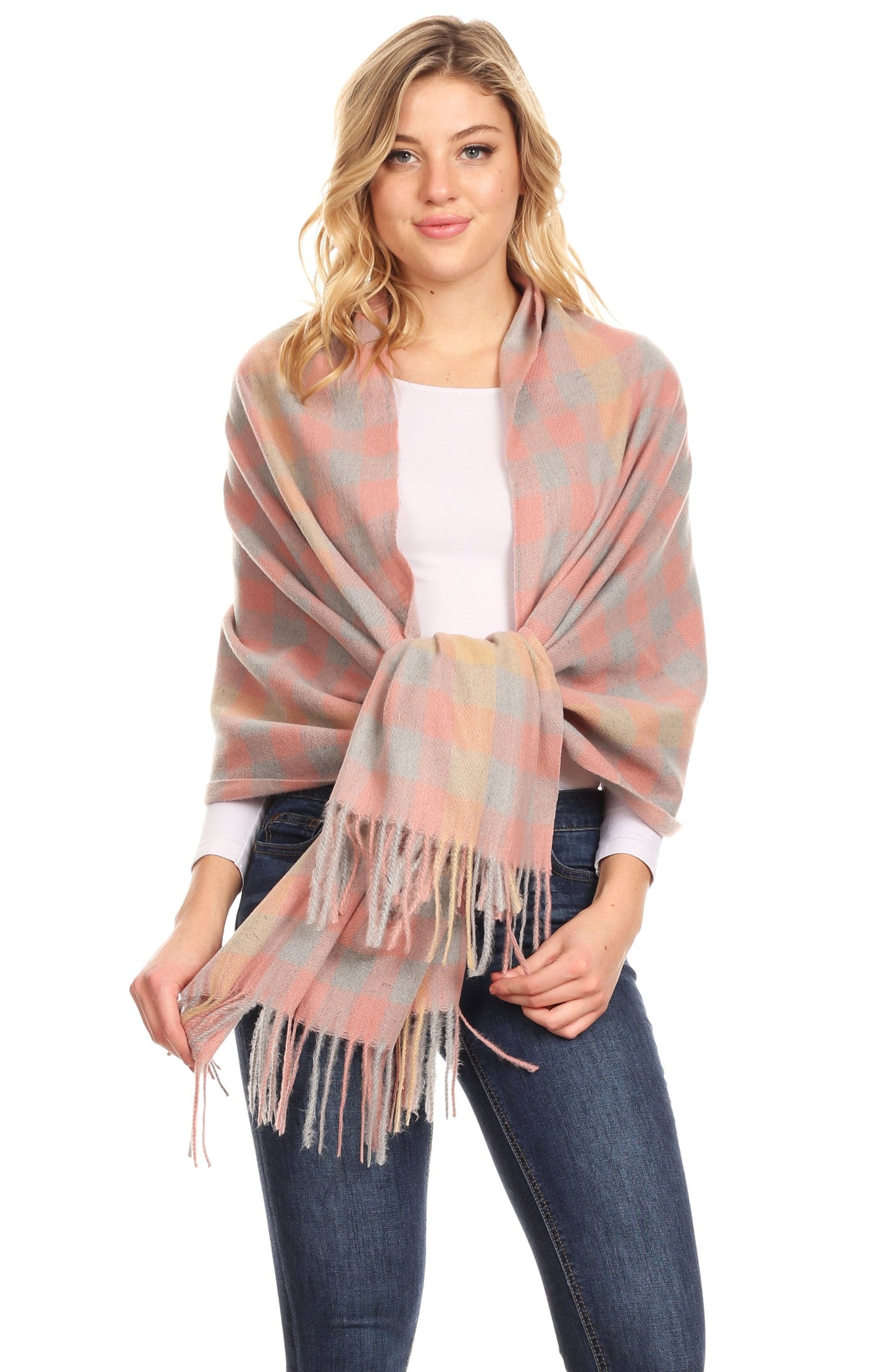 Sakkas Iris Warm Super Soft Cashmere Feel Pashmina Shawl Wrap Scarf for Women - Weddings, Festivals, Travel & Daily Wear