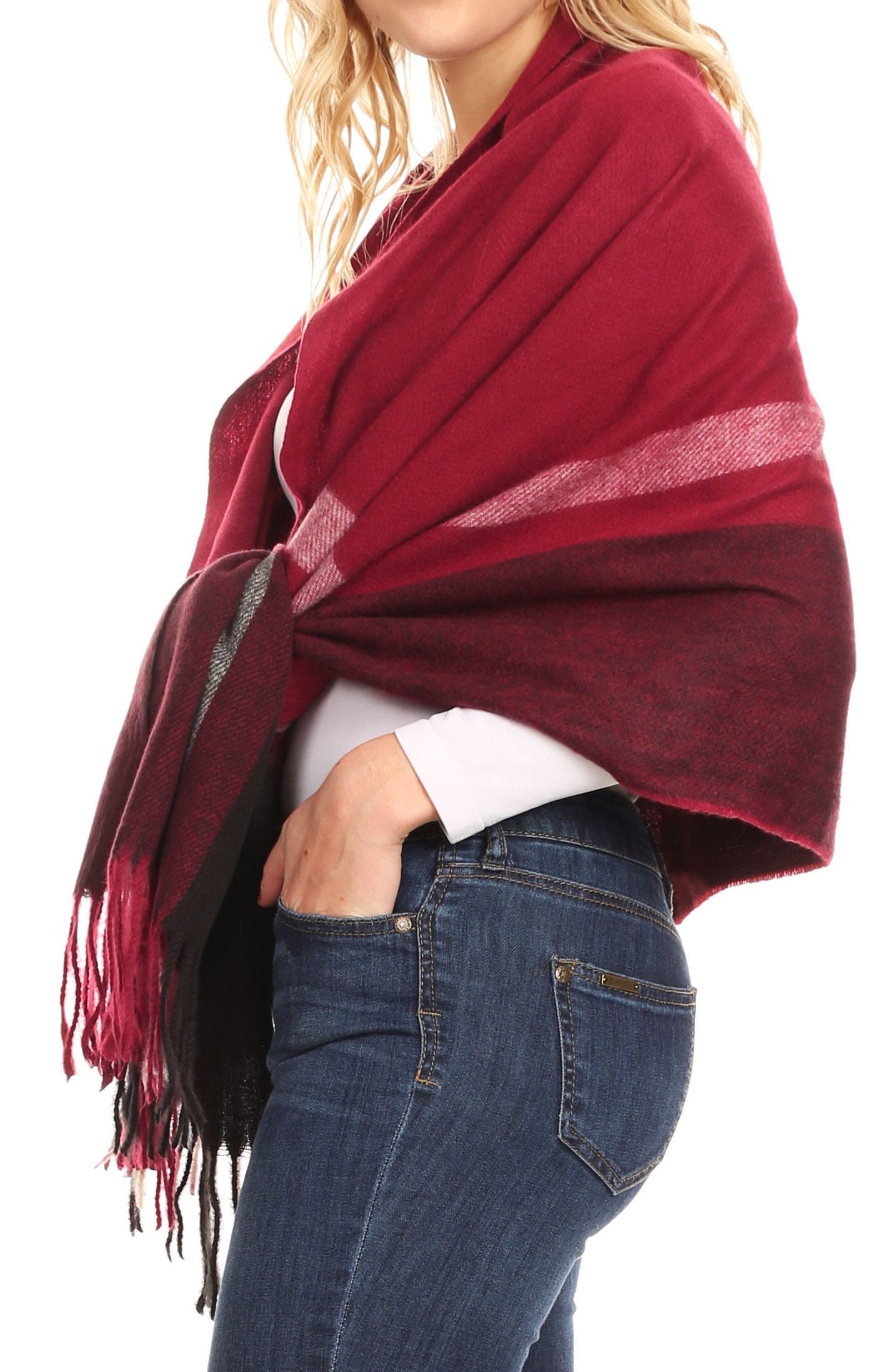 Sakkas Iris Warm Super Soft Cashmere Feel Pashmina Shawl Wrap Scarf for Women - Weddings, Festivals, Travel & Daily Wear