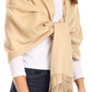 Sakkas Iris Warm Super Soft Cashmere Feel Pashmina Shawl Wrap Scarf for Women - Weddings, Festivals, Travel & Daily Wear