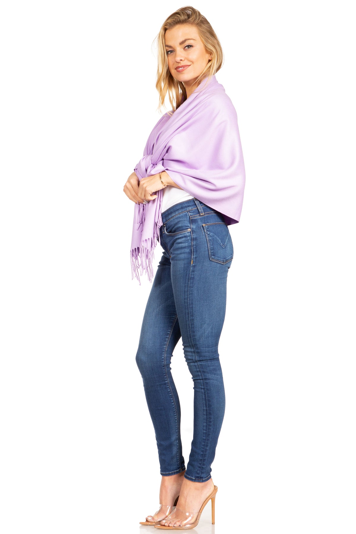 Sakkas Iris Warm Super Soft Cashmere Feel Pashmina Shawl Wrap Scarf for Women - Weddings, Festivals, Travel & Daily Wear