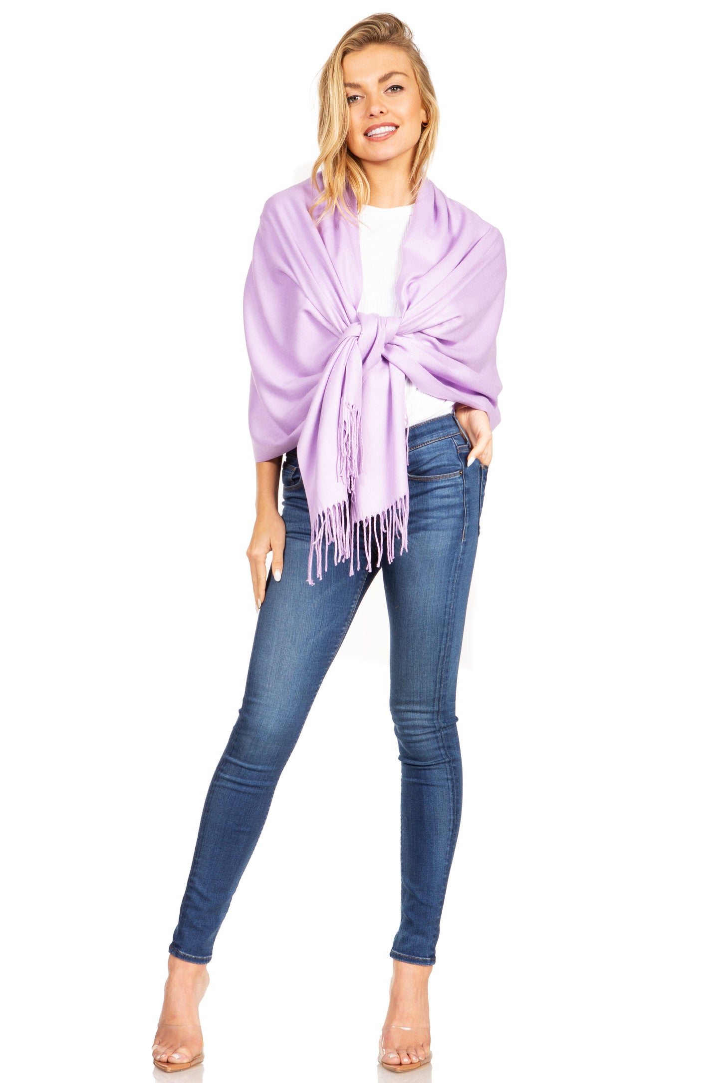 Sakkas Iris Warm Super Soft Cashmere Feel Pashmina Shawl Wrap Scarf for Women - Weddings, Festivals, Travel & Daily Wear