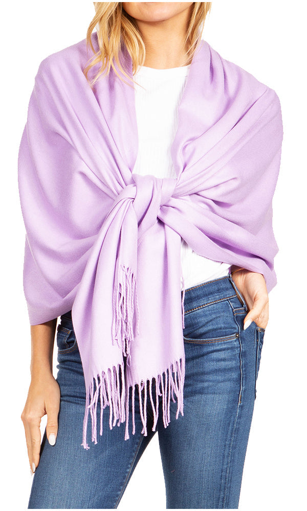 Sakkas Iris Warm Super Soft Cashmere Feel Pashmina Shawl Wrap Scarf for Women - Weddings, Festivals, Travel & Daily Wear
