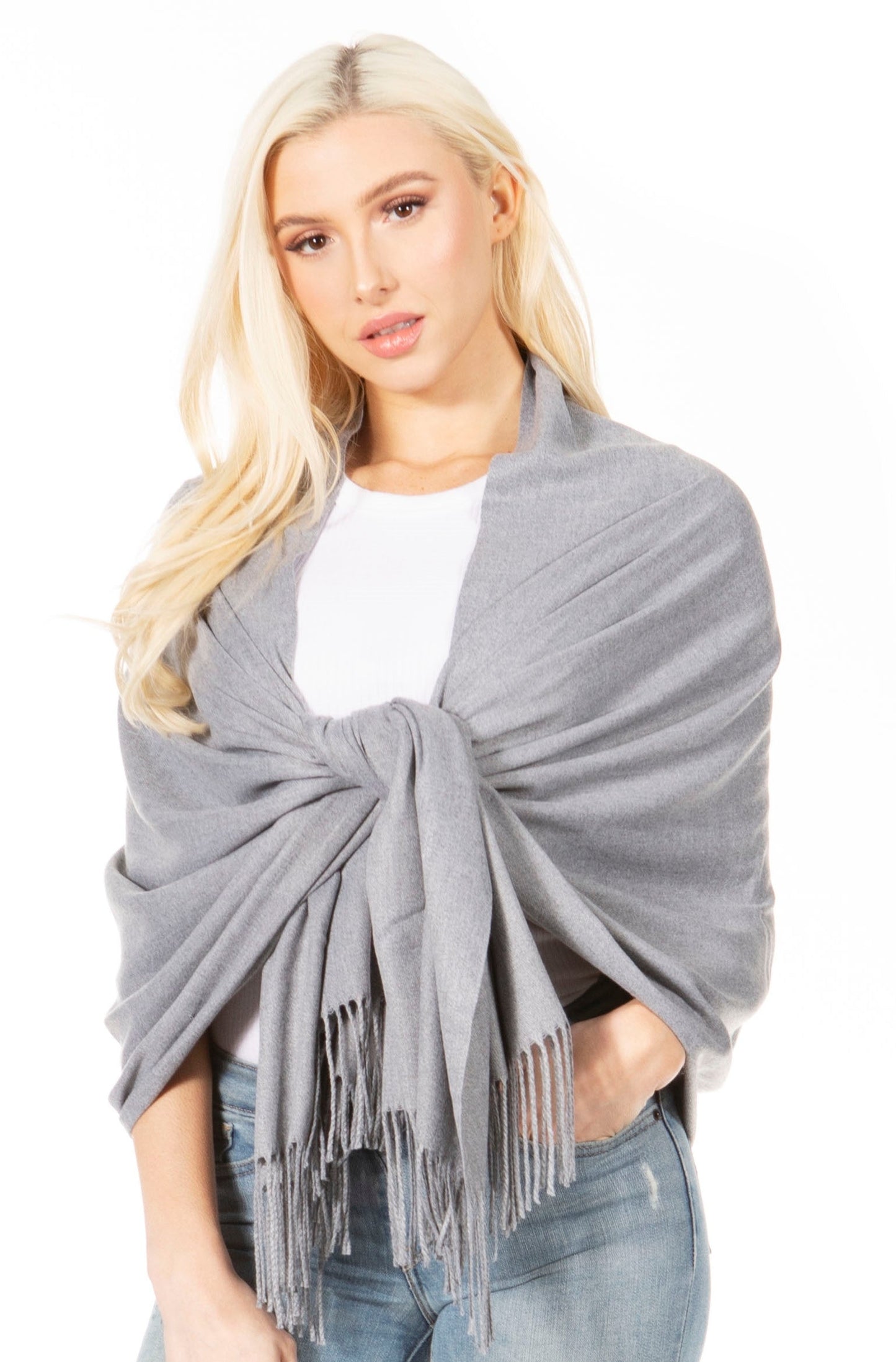 Sakkas Iris Warm Super Soft Cashmere Feel Pashmina Shawl Wrap Scarf for Women - Weddings, Festivals, Travel & Daily Wear