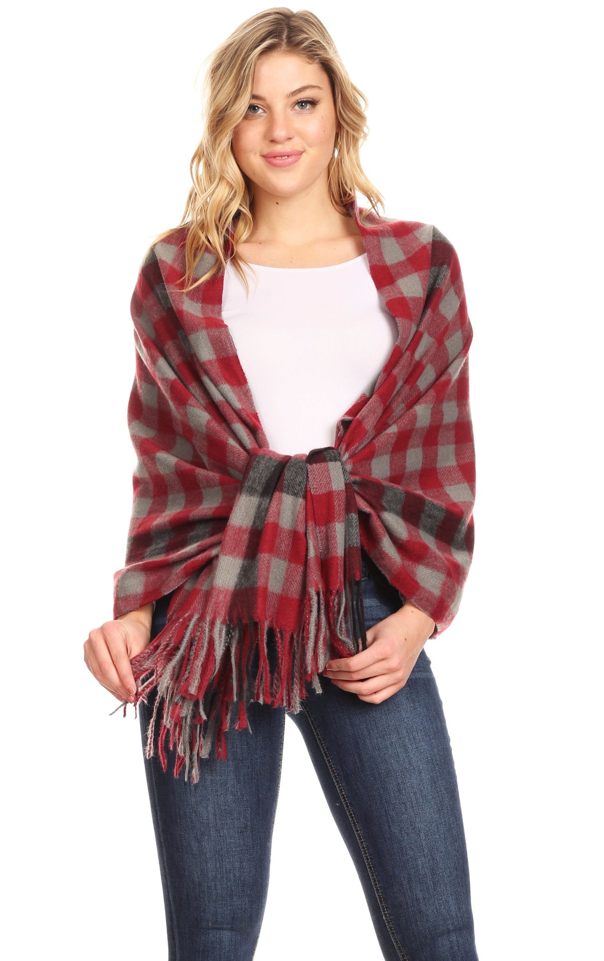 Sakkas Iris Warm Super Soft Cashmere Feel Pashmina Shawl Wrap Scarf for Women - Weddings, Festivals, Travel & Daily Wear