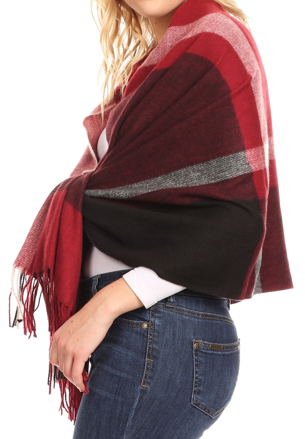 Sakkas Iris Warm Super Soft Cashmere Feel Pashmina Shawl Wrap Scarf for Women - Weddings, Festivals, Travel & Daily Wear