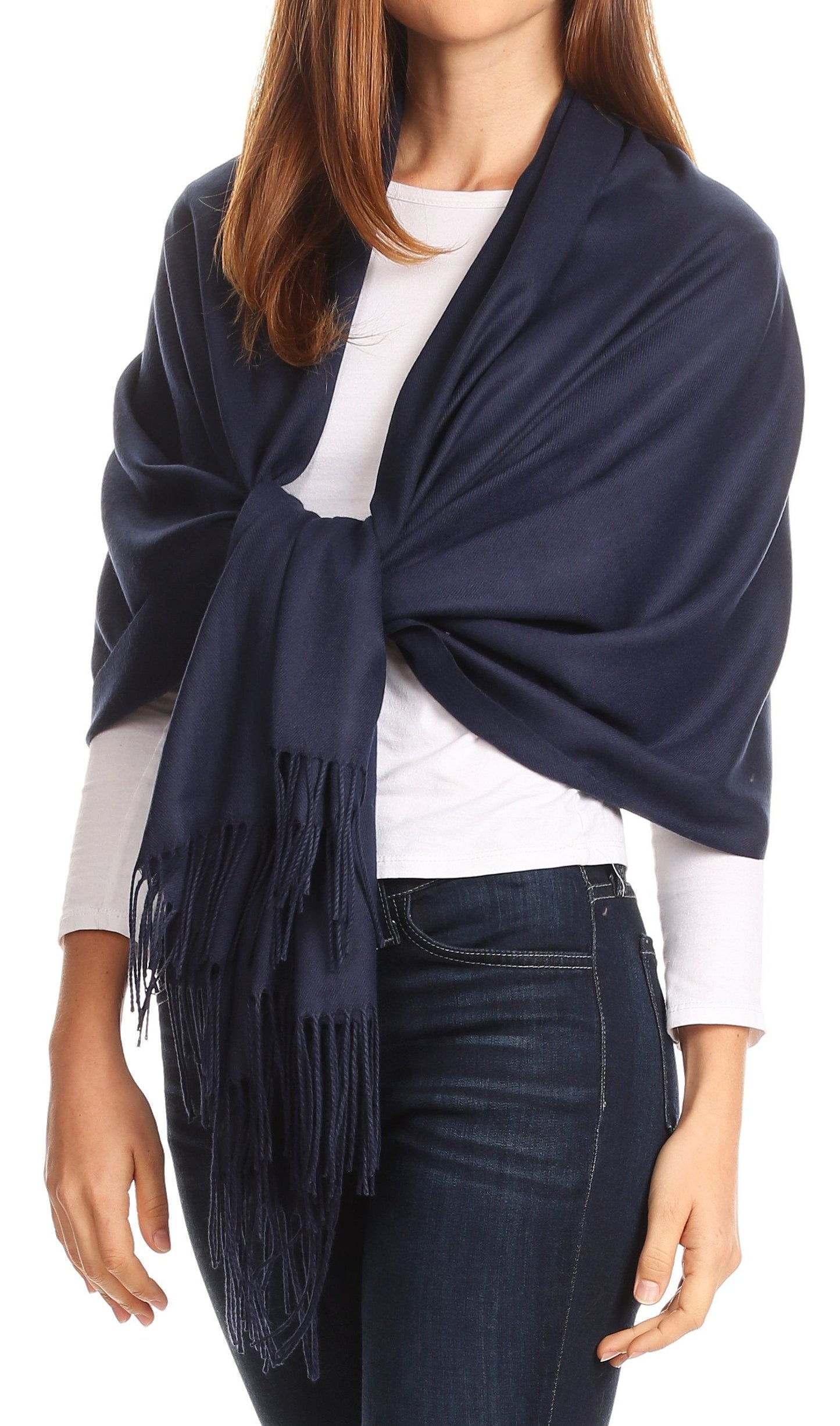 Sakkas Iris Warm Super Soft Cashmere Feel Pashmina Shawl Wrap Scarf for Women - Weddings, Festivals, Travel & Daily Wear