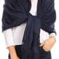 Sakkas Iris Warm Super Soft Cashmere Feel Pashmina Shawl Wrap Scarf for Women - Weddings, Festivals, Travel & Daily Wear