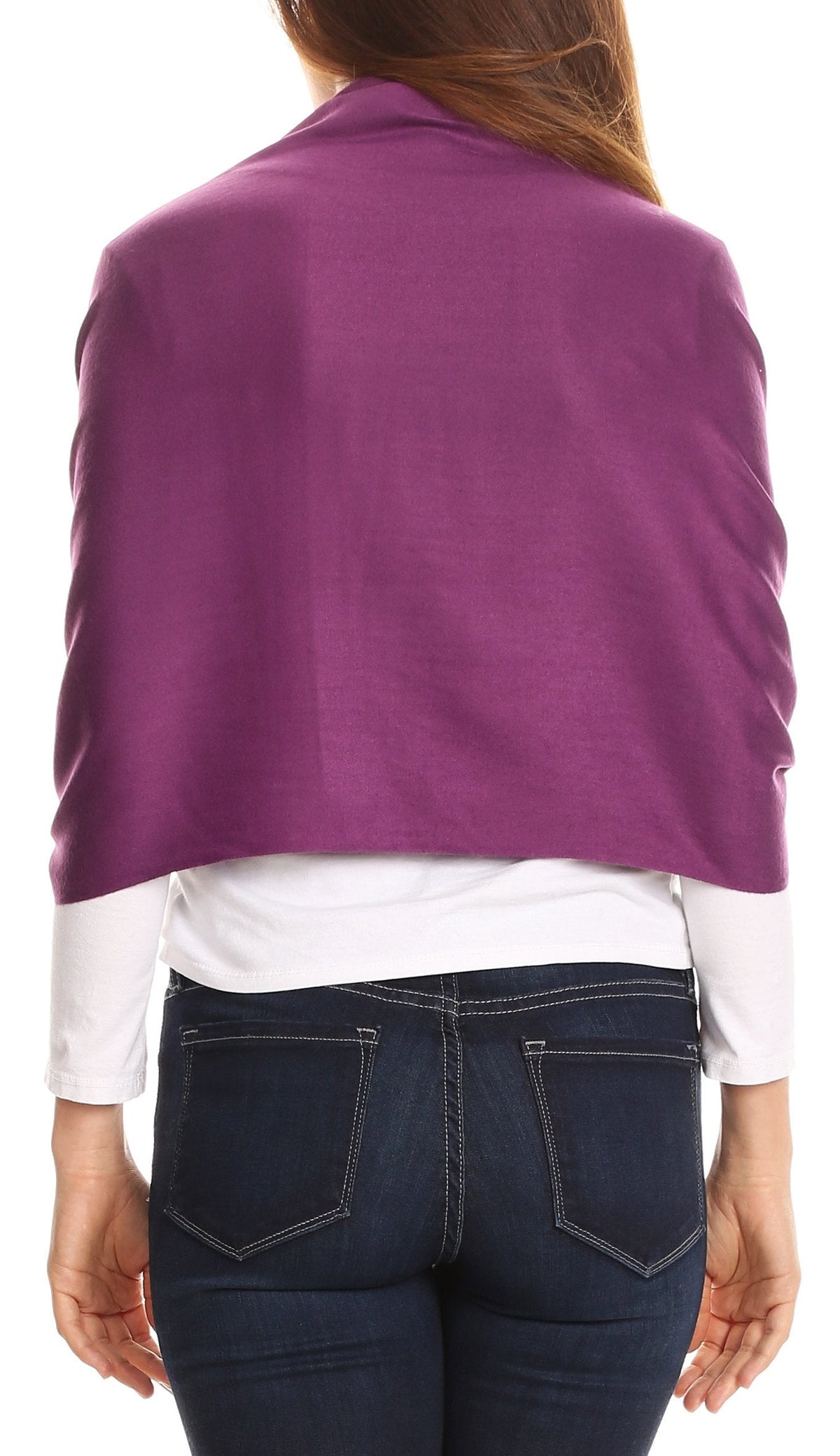 Sakkas Iris Warm Super Soft Cashmere Feel Pashmina Shawl Wrap Scarf for Women - Weddings, Festivals, Travel & Daily Wear