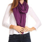 Sakkas Iris Warm Super Soft Cashmere Feel Pashmina Shawl Wrap Scarf for Women - Weddings, Festivals, Travel & Daily Wear