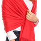 Sakkas Iris Warm Super Soft Cashmere Feel Pashmina Shawl Wrap Scarf for Women - Weddings, Festivals, Travel & Daily Wear