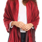 Sakkas Carine Reversible Soft Solid Slight Shimmer Pashmina/ Shawl/ Wrap/ Stole