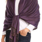 Sakkas Carine Reversible Soft Solid Slight Shimmer Pashmina/ Shawl/ Wrap/ Stole