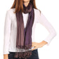 Sakkas Carine Reversible Soft Solid Slight Shimmer Pashmina/ Shawl/ Wrap/ Stole