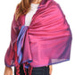 Sakkas Carine Reversible Soft Solid Slight Shimmer Pashmina/ Shawl/ Wrap/ Stole