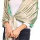 Sakkas Carine Reversible Soft Solid Slight Shimmer Pashmina/ Shawl/ Wrap/ Stole