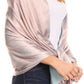 Sakkas Carine Reversible Soft Solid Slight Shimmer Pashmina/ Shawl/ Wrap/ Stole