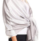 Sakkas Nicola Reversible Warm and Soft Unisex Scarf Stole Wrap Solid Color-block