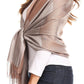 Sakkas Nicola Reversible Warm and Soft Unisex Scarf Stole Wrap Solid Color-block