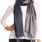 Sakkas Nicola Reversible Warm and Soft Unisex Scarf Stole Wrap Solid Color-block